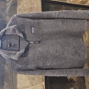 GUC Patagonia Gray Zip Pullover Size M